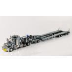 予約3-5月以降発売予定Kenworth T909 Prime Mover with Drake 2x8 Dolly and 4x8 Swinging trailer Merculy silver トラック トレーラー /DRAKE 1/50 模型