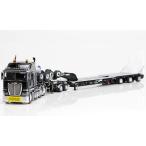 Kenworth K200 Prime Mover with Drake 2x8 Dolly and 3x8 Swingwing Trailer in Black トラックトレーラー/DRAKE 建設機械模型 工事車両 1/50 ミニチュア