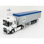 RENAULT - T460 TRUCK CASSONATO RIBALTABILE FRANCE BENNE TRANSPORTS 2016 - WHITE GREY トラック/Eligor 建設機械模型 工事車両 1/43 ミニカー