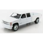 CHEVROLETシボレー SILVERADO 3500 DOUBLE CABINE CUSTOM 1997 - WHITE /Greenlight 1/18 ミニカー