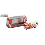 1984 Freightliner FLA 9664 эвакуатор orange / белый Greenlight 1/43 миникар 
