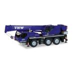 Liebherr LTM 1045 THW голубой белый /Herpa 1/87 миникар 