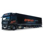 MAN TGX GX Streit &amp; Co | EFAFLEX черный | orange / Herpa 1/87 миникар 