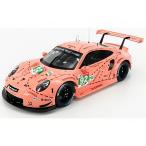 [ предварительный заказ ]IXO 1/18 Porsche 911 RSR розовый pig2018 Ла Манш 24h победа #92