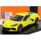CHEVROLET CORVETTE C8 STINGRAY COUPE 2020 YELLOW 1/43 миникар 