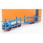 MAN 19.320 грузовик машина Transporter 1970 голубой красный / IXO 1/43