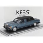 ROLLS ROYCE SILVER SPUR LANDAULETTE CLOSED 1987 BLUE MET BLACK/KESS 1/43