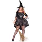 ブラックマジックミストレスコスチューム ぽっちゃりサイズ  大きいサイズ 仮装コスチューム コスプレ /LEG AVENUEレッグアベニュー コスプレ・仮装・ハロウィン