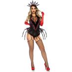 スパイダークィーン　コスチューム　3点セット レッグアベニューコスプレ衣装(仮装、パーティー、ハロウィン）  大人女性