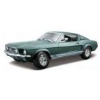 1967 Ford Mustang GTA быстрый задний зеленый / MAISTO 1/18 миникар 