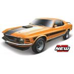 1970 Ford Mustang Mach 1 orange черный /MAISTO 1/18 миникар 