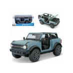 2021 Ford Bronco wild грузовик ( дверь нет ba гонг nz) голубой /MAISTO 1/18 миникар 