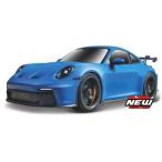 2022 Porsche 911 GT3 голубой миникар Maisto 1/18