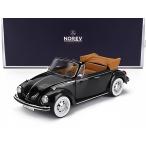 VW Beetle 1303 кабриолет 1972 чёрный Norev 1/18