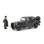 Mercedes Benz 170V дерево горелка + фигурка черный /Schuco 1/43 миникар 