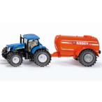  трактор одиночный axle vacuum язык машина имеется голубой orange /Siku 1/50 с/х машина модель 