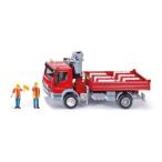Mercedes-Benz Atego с краном красный /Siku 1/50 строительная техника модель 