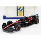 ALFA ROMEO F1 N 24 SPANISH GP 2023 GUANYU ZHOU BLACK RED/SOLIDO 1/18
