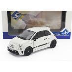FIAT NUOVA 500 ABARTH 595 2022 белый черный SOLIDO 1/18 миникар 
