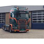 【予約】4-6月以降発売予定Postma Scaniaスカニア R-serie Streamline Highline 6x2トラクタ 建設機械模型 工事車両 TEKNO 1/50 ミニチュア