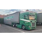 【予約】2021年4-6月以降発売予定Brunner Scania Rserie Topline met 4 assige Meusburger opleggerトラック  /Tekno  建設機械模型 工事車両 1/50 ミニチュア