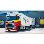 【予約】4-6月以降発売予定Loos, Simon Scaniaスカニア S-serie Highline rigid truck with trailerトラック 建設機械模型 工事車両 TEKNO 1/50 ミニチュア