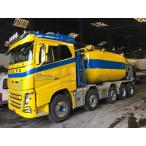 【予約】10-12月以降発売予定Paola, De Volvoボルボ FH04 met resin cement mixerトラック 建設機械模型 工事車両TEKNO 1/50 ミニチュア
