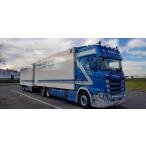 【予約】10-12月以降発売予定Deij Scania S-serie Highline rigid truck with trailerトラック/建設機械模型 工事車両 Tekno 1/50 ミニチュア