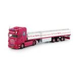 Wijk van Scania R-serie Topline met paling opleggerトラック  TEKNO 1/50 建設機械 模型ミニカー  はたらく車重機
