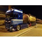 【予約】10-12月以降発売予定Maasdam DAF Euro 6 Super Space Cab 4x2 met swap tankcontainer opleggerトレーラー 建設機械模型 工事車両TEKNO 1/50 ミニチュア
