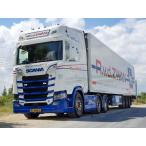 【予約】2020年1-3月以降発売予定Zwan VD Scania リーファーセミトレーラートラック/建設機械模型  TEKNO 1/50