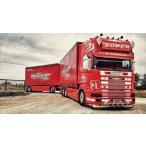 【予約】2020年4-6月以降発売予定Scania 4-serie Topline schuifzeilen combinatie  トラック /建設機械模型 工事車両 Tekno 1/50 ミニチュア