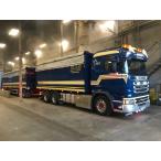 【予約】4月以降発売予定HNT Scania R-serie motorwagen met Zweedse aanhanger met resin open bakken トラック /Tekno 建設機械模型 1/50