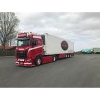 【予約】8-10月以降発売予定Hartmann Scania Next Gen S650 met 3-assige Ekeri oplegger  トラック/Tekno 建設機械模型 工事車両 1/50 ミニチュア