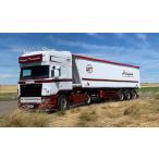 【予約】4月以降発売予定Hacquin Scania 4-serie Topline met 3-assige Stas kipper トラック /Tekno 建設機械模型 1/50