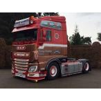 【予約】4月以降発売予定Ceusters Ronny DAF XF Euro 6 Space Cab met Feldbinder onderlosser トラック /Tekno 建設機械模型 1/50