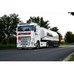 【予約】12月以降発売予定Rosa - Total Volvo FH05 met 3-assige brandstof oplegger トラック /模型 TEKNO 1/50