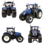 NEW HOLLAND T7.300 трактор 2020 голубой металлик / UNIVERSAL HOBBIES 1/32 сельско-хозяйственная техника модель 