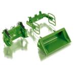  фронтальный погрузчик набор инструментов A - John Deere зеленый зеленый /Wiking 1/32 с/х машина модель 