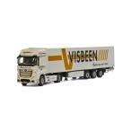 Visbeen Mercedesメルセデスベンツアクトロス Giga Space リーファートレーラー Carrier 3軸 トラック /WSI  建設機械模型 工事車両 1/50
