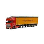 Vakutrans DAF XF SSC Cargo Floor Trailer 3軸 トラック /WSI  建設機械模型 工事車両 1/50 ミニチュア