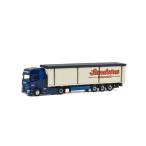 Sandstra Bolsward Scaniaスカニア S Highline CS20H Cargo Floor Trailer3軸トラック  建設機械模型 工事車両 WSI 1/50 ミニチュア