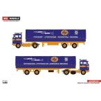 【予約】10-12月以降発売予定ASG Volvoボルボ F88 Classic Curtain Sided Trailerトラック  建設機械模型 工事車両 WSI 1/50 ミニチュア
