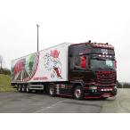 予約4-6月以降発売予定Staf (B.R.M. Limited Edition) SCANIAスカニア R Streamline Topline リーファートレーラー Carrier 3軸 トラック /WSI  建設機械模型 工