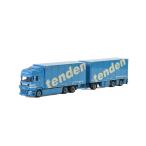 Tenden SCANIA R HIGHLINE CR20H 6X2 TAG AXLE RIGED TRUCK DRAWBAR BOX  6軸 トラック/建設機械模型 工事車両 WSI 1/50 ミニチュア