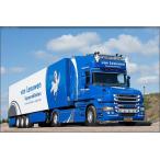 【予約】4-6月以降発売予定Van Leeuwen Scaniaスカニア T6 リーファートレーラー 3軸トラック   WSI 1/50