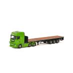 Bring SCANIA S HIGHLINE CS20H 6X2 TAG AXLE FLAT BED TRAILER 3軸 トラック/建設機械模型 工事車両 WSI 1/50 ミニチュア