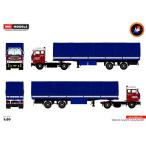【予約】10-12月以降発売予定Van Holland Transportenカーテンサイダートレーラー2軸 トラック /WSI 1/50