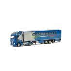 Gasperetti VOLVO FH4 GLOBETROTTER XL 4x2 リーファートレーラー - 3軸トラック  /建設機械模型 工事車両 WSI 1/50 ミニチュア