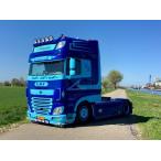 【予約】2019年1-3月以降発売予定Sjouke Kingma DAF XF SUPER SPACE CAB MY2017 4x2トラクタ  /建設機械模型 工事車両 WSI 1/50 ミニチュア